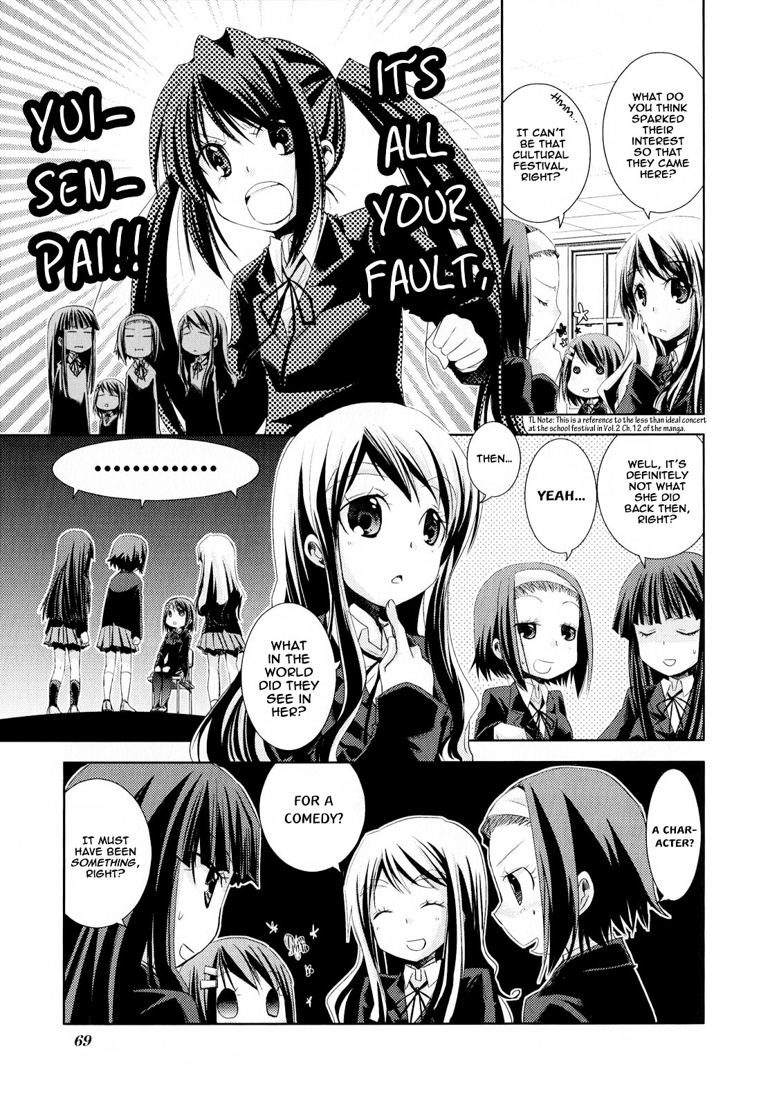 K-ON! Anthology Comic Chapter 1.9 page 3 - Vol.1 Chapter 9 : Yume No Sukauto Daisakusen (Operation Dream Scouting) by Araki Fuu