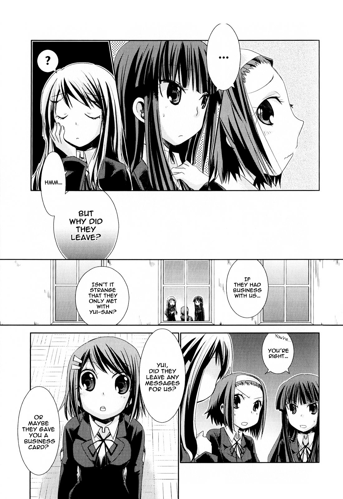 K-ON! Anthology Comic Chapter 1.9 page 5 - Vol.1 Chapter 9 : Yume No Sukauto Daisakusen (Operation Dream Scouting) by Araki Fuu