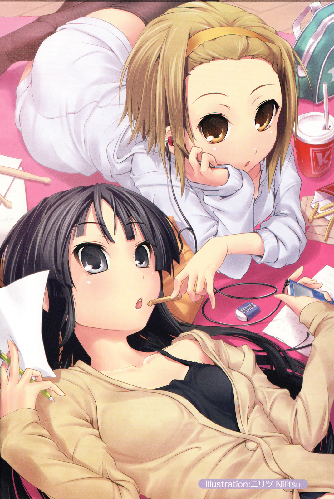 K-ON! Anthology Comic Chapter 2.1 page 10 - Vol.2 Chapter 1 : Shinkyuu! Seitokaichouzu (Former and Newly Elected! Student Council ...