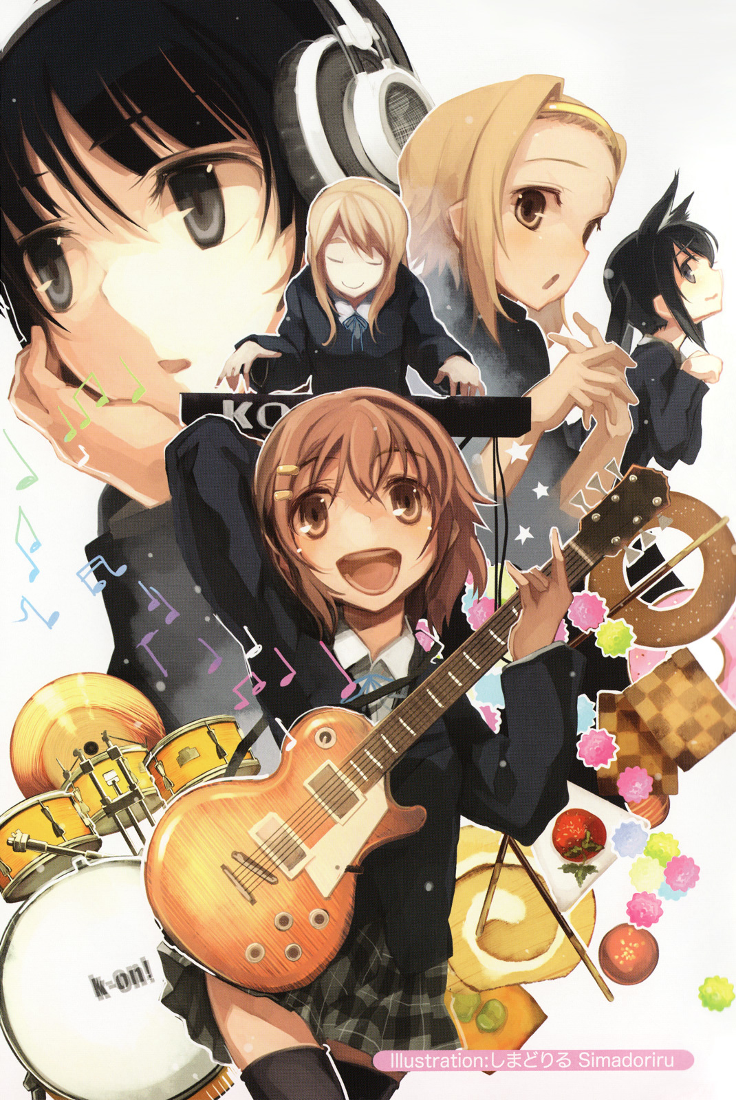 K-ON! Anthology Comic Chapter 2.1 page 5 - Vol.2 Chapter 1 : Shinkyuu! Seitokaichouzu (Former and Newly Elected! Student Council ...