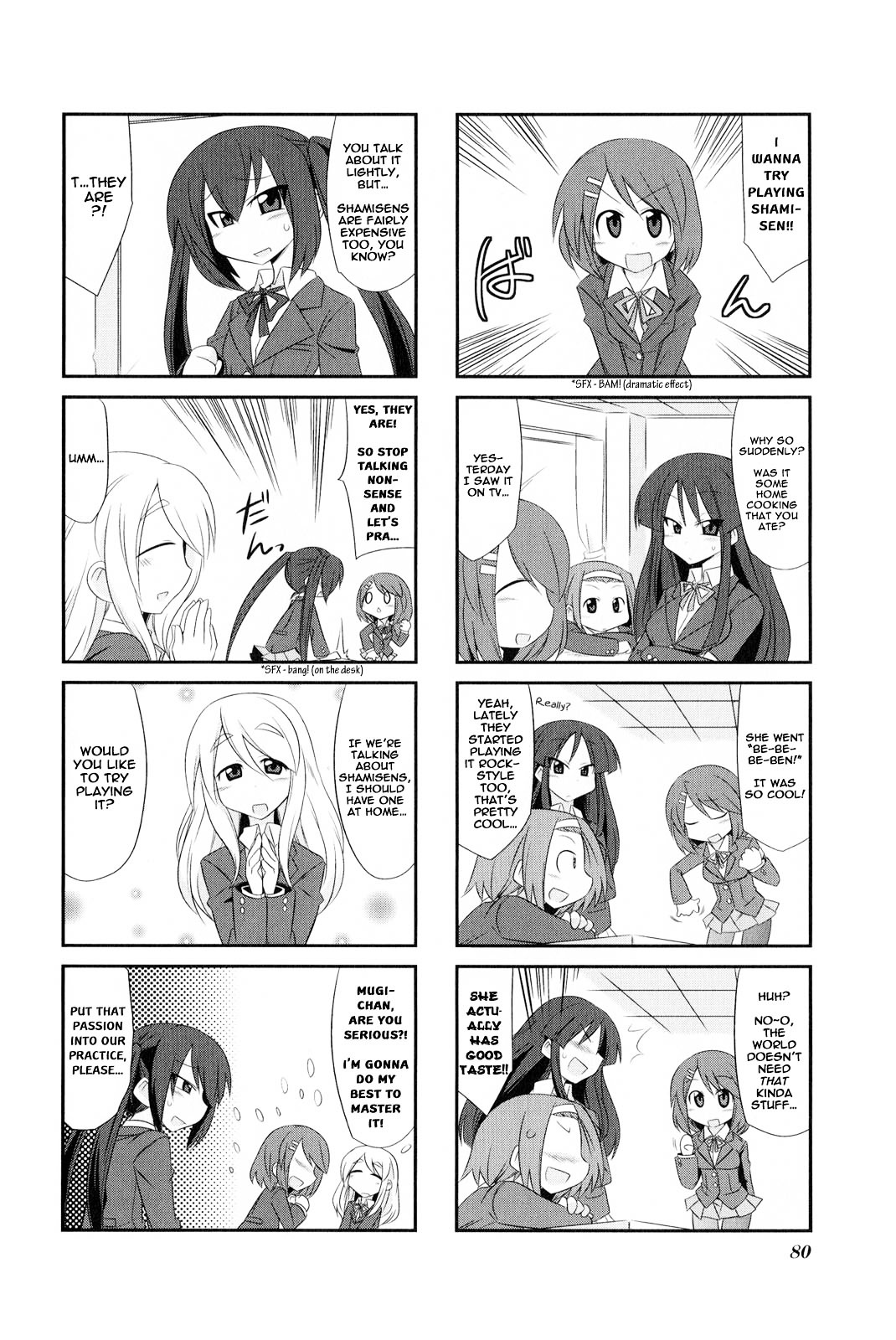 K-ON! Anthology Comic Chapter 2.10 page 2 - Vol.2 Chapter 10 : Shamisen! by Kobayashi Tetsuya