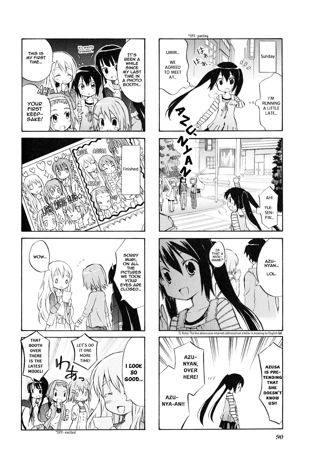 K-ON! Anthology Comic Chapter 2.11 page 4 - Vol.2 Chapter 11 : Un-Tan! by Hara Yui