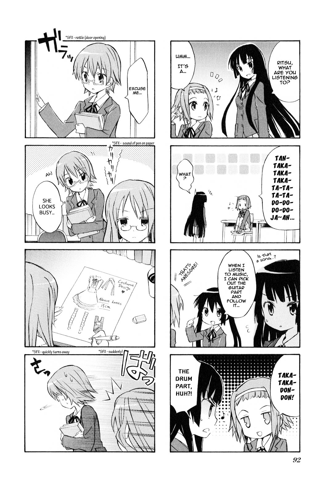 K-ON! Anthology Comic Chapter 2.11 page 6 - Vol.2 Chapter 11 : Un-Tan! by Hara Yui
