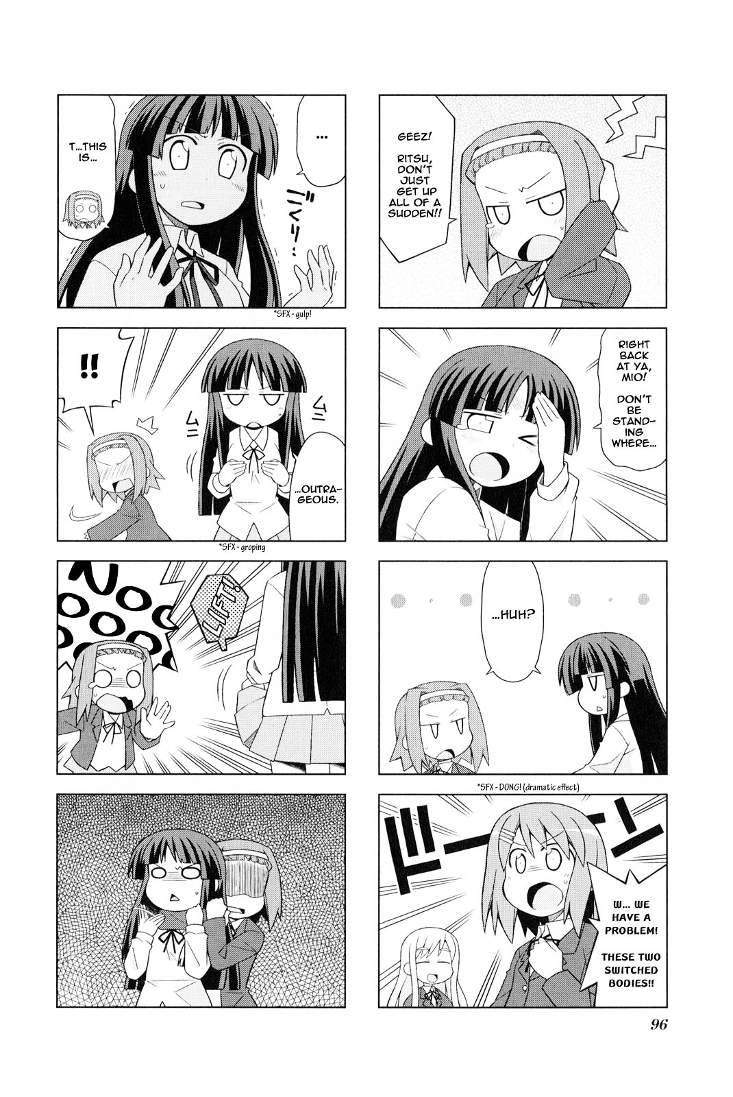 K-ON! Anthology Comic Chapter 2.12 page 2 - Vol.2 Chapter 12 : Toransu! (Transfer!) by Nekotoufu