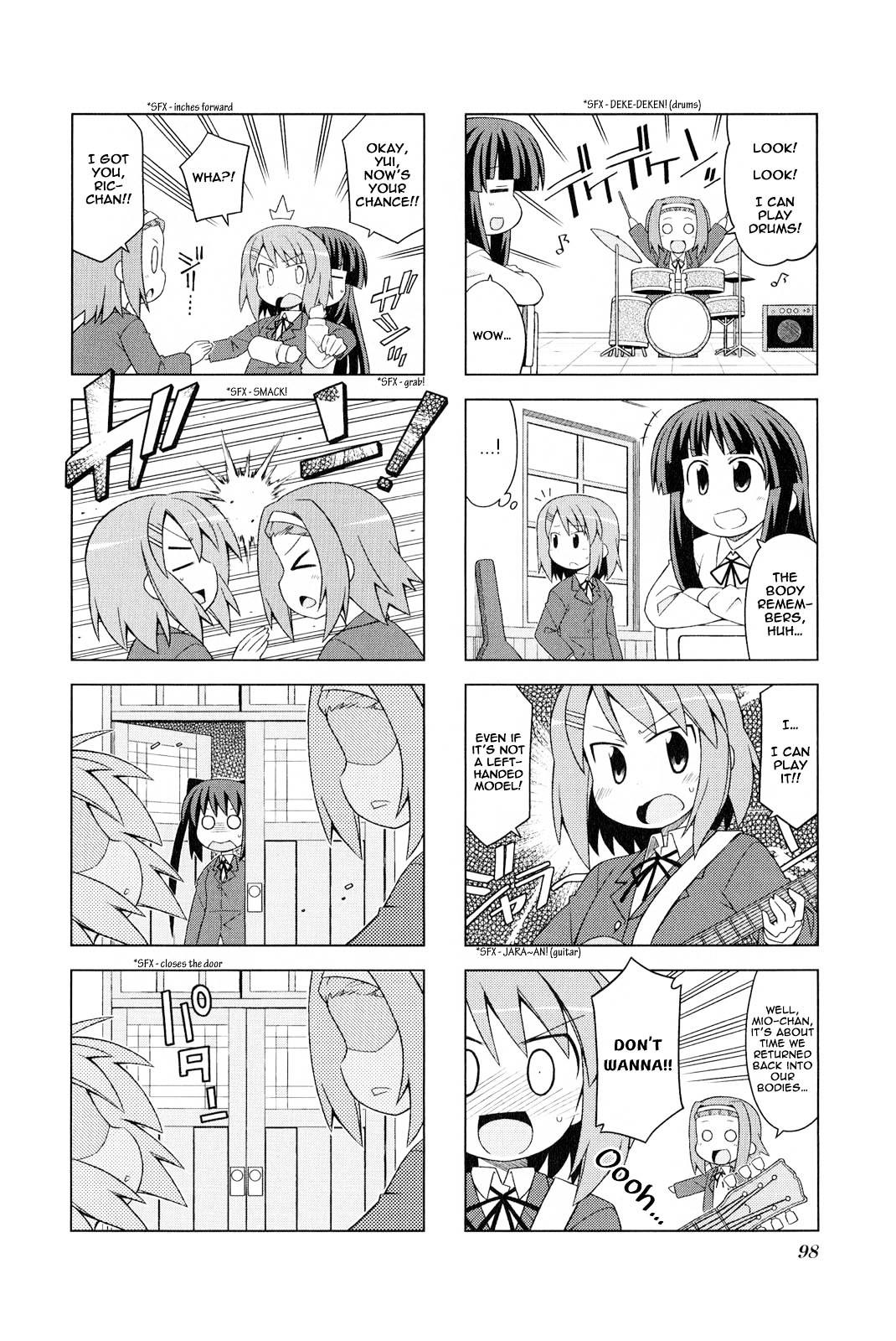 K-ON! Anthology Comic Chapter 2.12 page 4 - Vol.2 Chapter 12 : Toransu! (Transfer!) by Nekotoufu