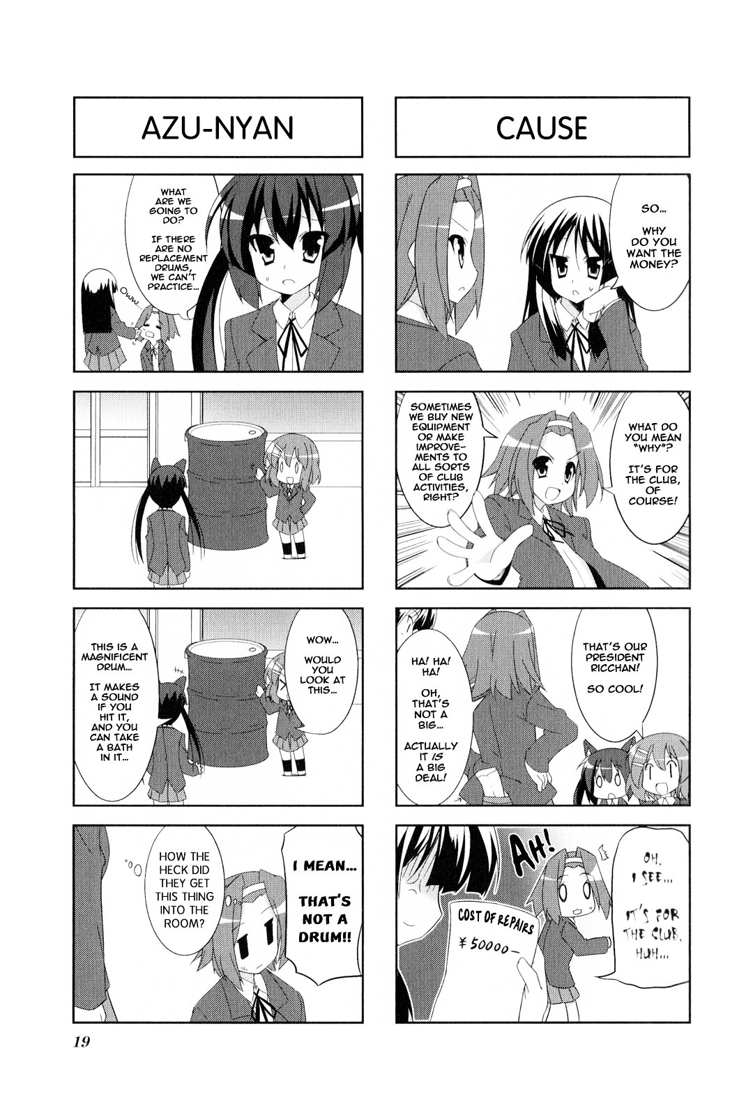K-ON! Anthology Comic Chapter 2.2 page 3 - Vol.2 Chapter 2 : The Blues Sisters by Hoppege