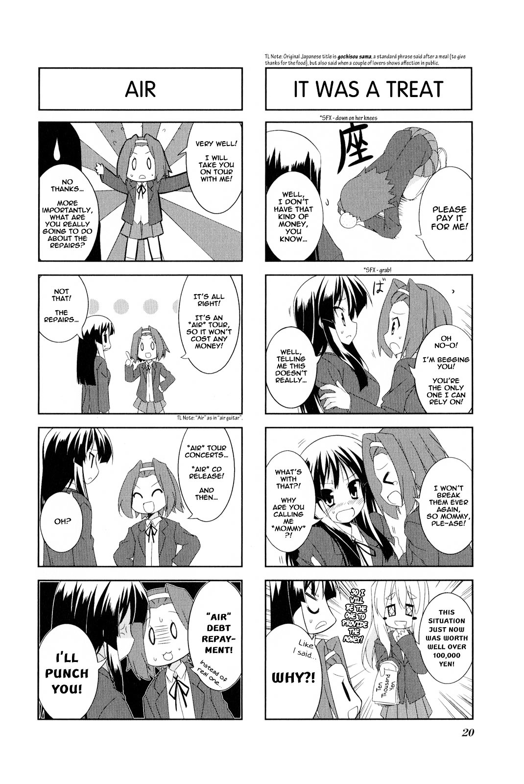 K-ON! Anthology Comic Chapter 2.2 page 4 - Vol.2 Chapter 2 : The Blues Sisters by Hoppege