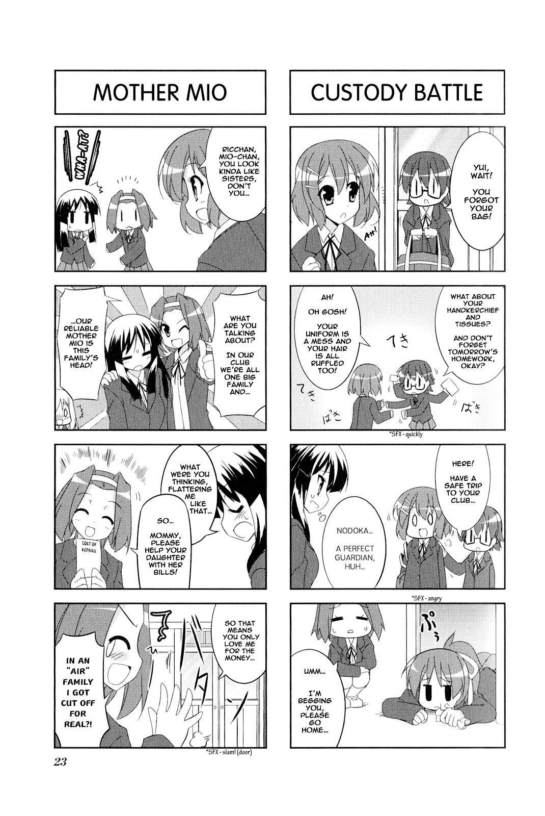 K-ON! Anthology Comic Chapter 2.2 page 7 - Vol.2 Chapter 2 : The Blues Sisters by Hoppege