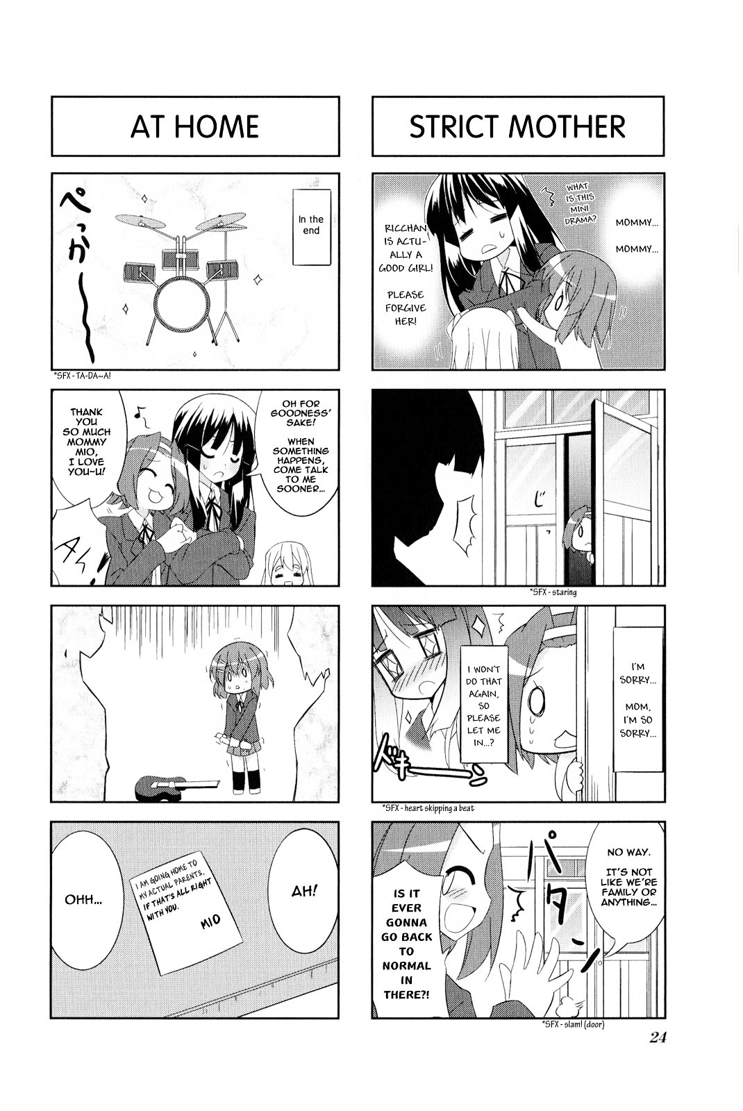 K-ON! Anthology Comic Chapter 2.2 page 8 - Vol.2 Chapter 2 : The Blues Sisters by Hoppege