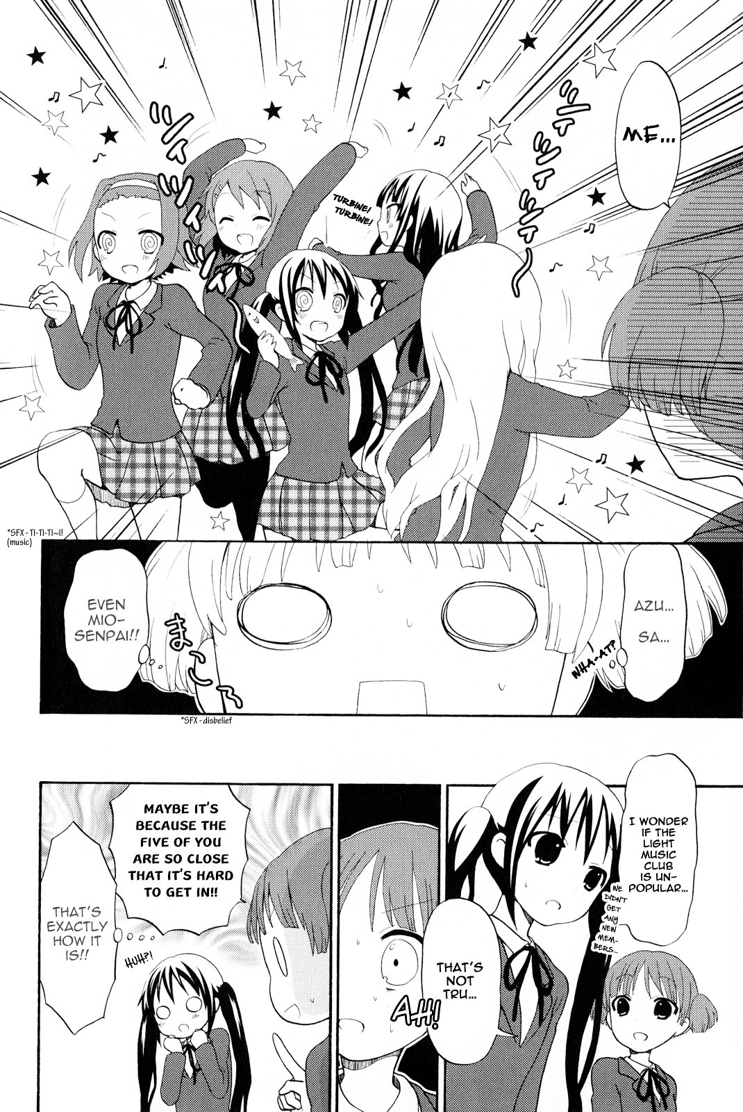 K-ON! Anthology Comic Chapter 2.3 page 8 - Vol.2 Chapter 3 : Hareruya! (Hallelujah!) by Harukaze Mika