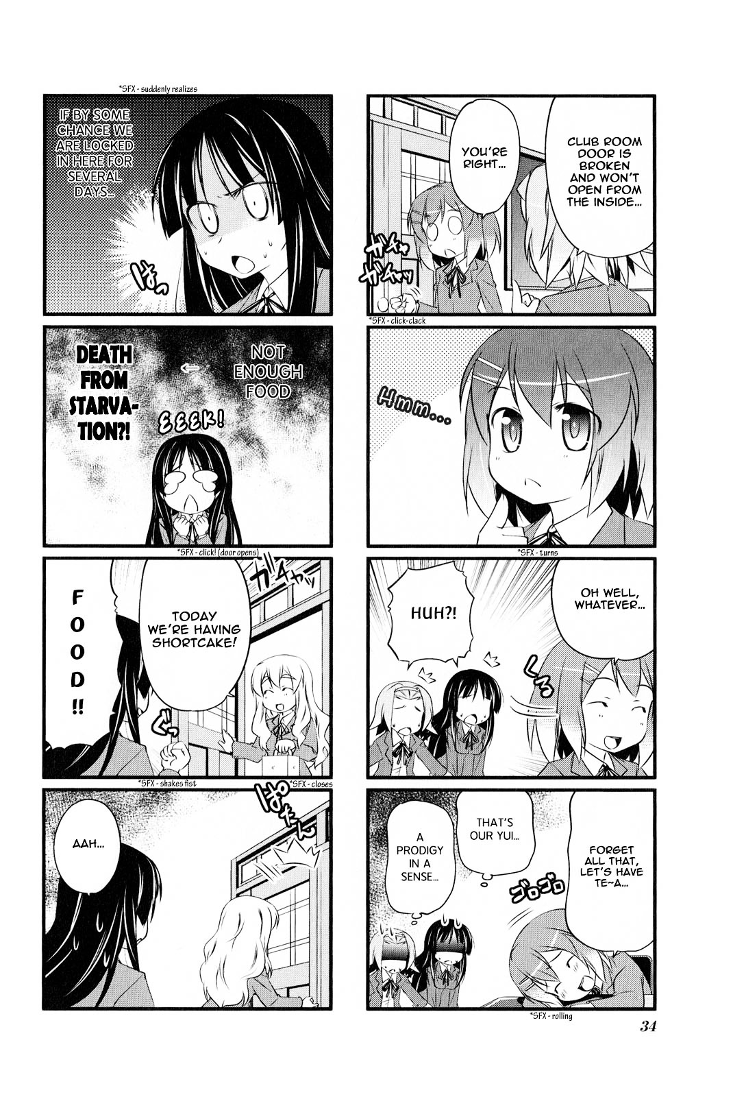 K-ON! Anthology Comic Chapter 2.4 page 2 - Vol.2 Chapter 4 : Keionbu Bushitsu Sounan Jiken (Light Music Club's Club Room Distre...