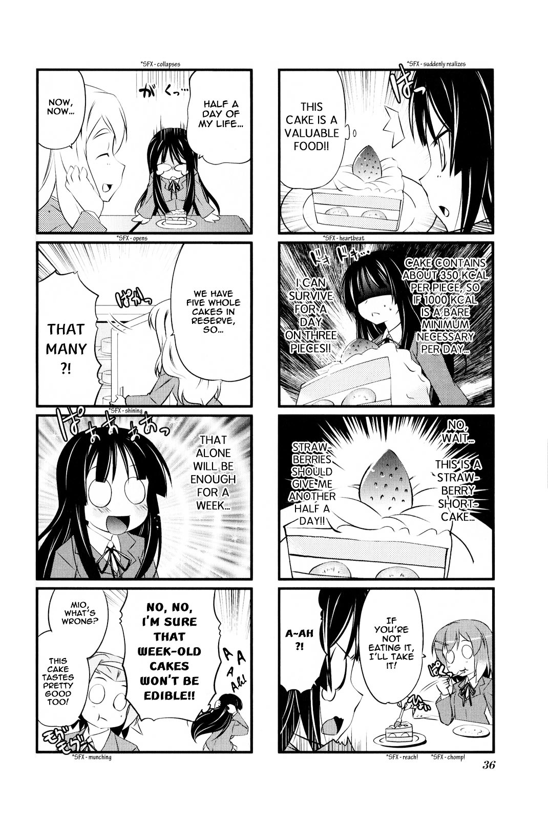 K-ON! Anthology Comic Chapter 2.4 page 4 - Vol.2 Chapter 4 : Keionbu Bushitsu Sounan Jiken (Light Music Club's Club Room Distre...