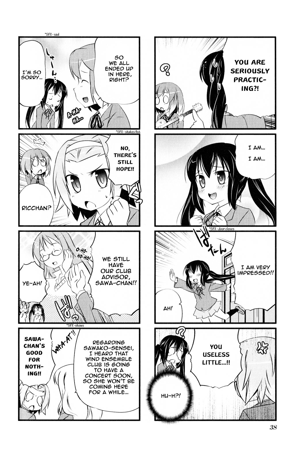 K-ON! Anthology Comic Chapter 2.4 page 6 - Vol.2 Chapter 4 : Keionbu Bushitsu Sounan Jiken (Light Music Club's Club Room Distre...