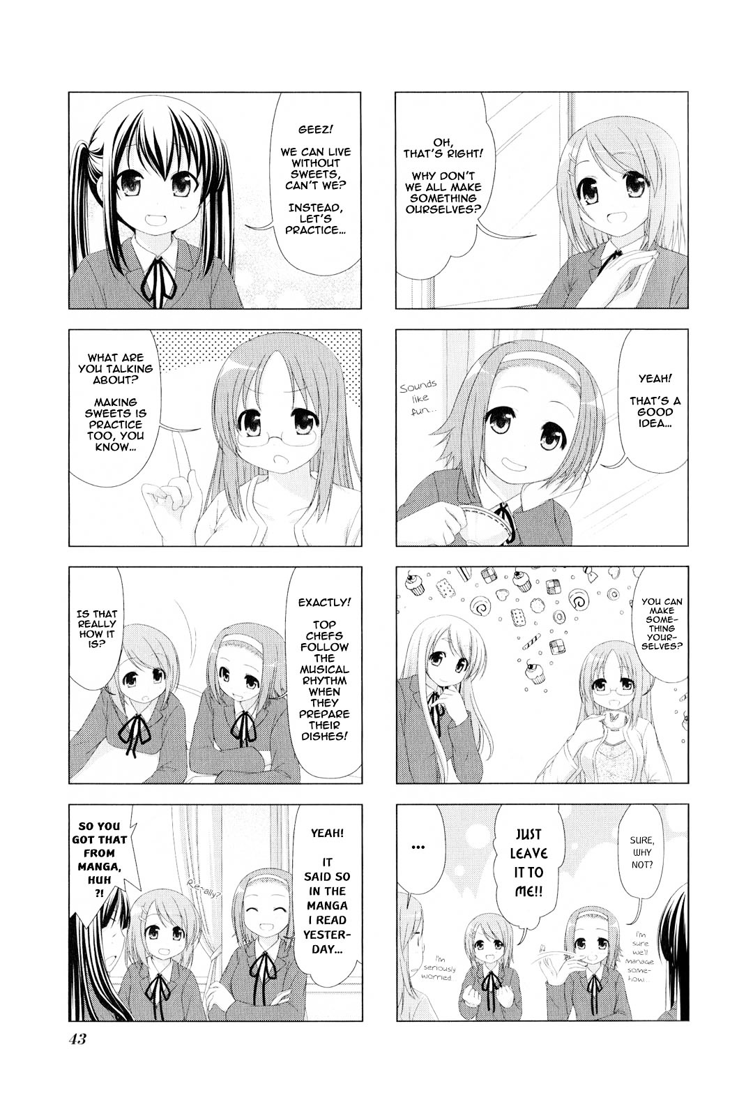 K-ON! Anthology Comic Chapter 2.5 page 3 - Vol.2 Chapter 5 : Tiitaimu! (Teatime!) by Purapa