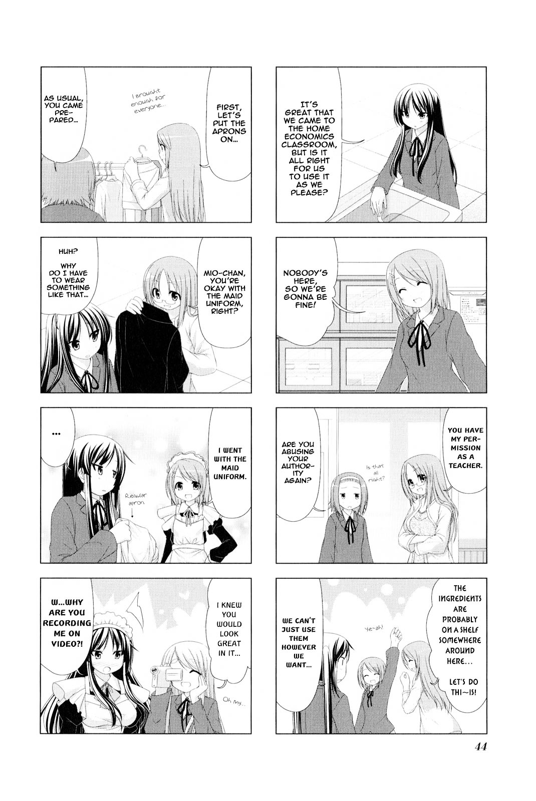 K-ON! Anthology Comic Chapter 2.5 page 4 - Vol.2 Chapter 5 : Tiitaimu! (Teatime!) by Purapa