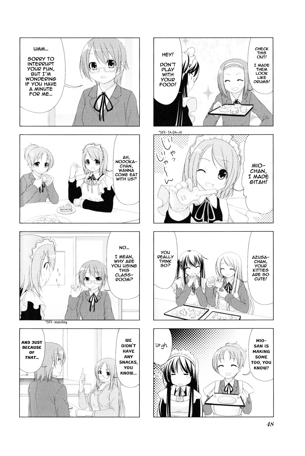 K-ON! Anthology Comic Chapter 2.5 page 8 - Vol.2 Chapter 5 : Tiitaimu! (Teatime!) by Purapa