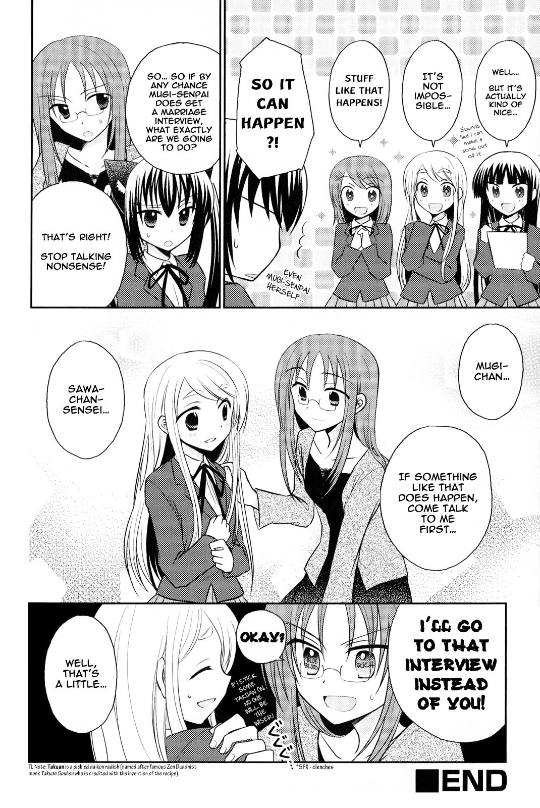 K-ON! Anthology Comic Chapter 2.6 page 8 - Vol.2 Chapter 6 : Gaaruzu Tooku! (Girls' Talk!) by Shima Tokio