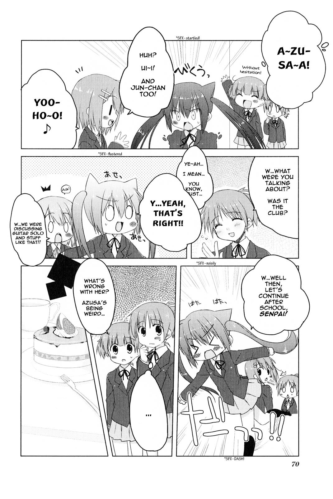 K-ON! Anthology Comic Chapter 2.9 page 2 - Vol.2 Chapter 9 : Azusa Keikaku (Azusa's Plan) by Sakura Hanpen