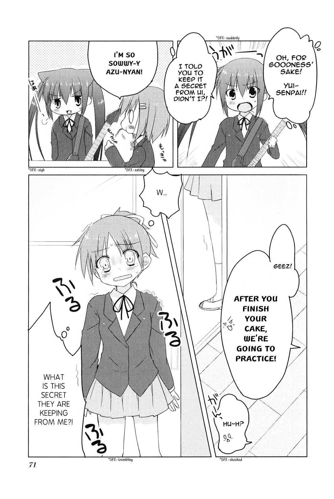 K-ON! Anthology Comic Chapter 2.9 page 3 - Vol.2 Chapter 9 : Azusa Keikaku (Azusa's Plan) by Sakura Hanpen