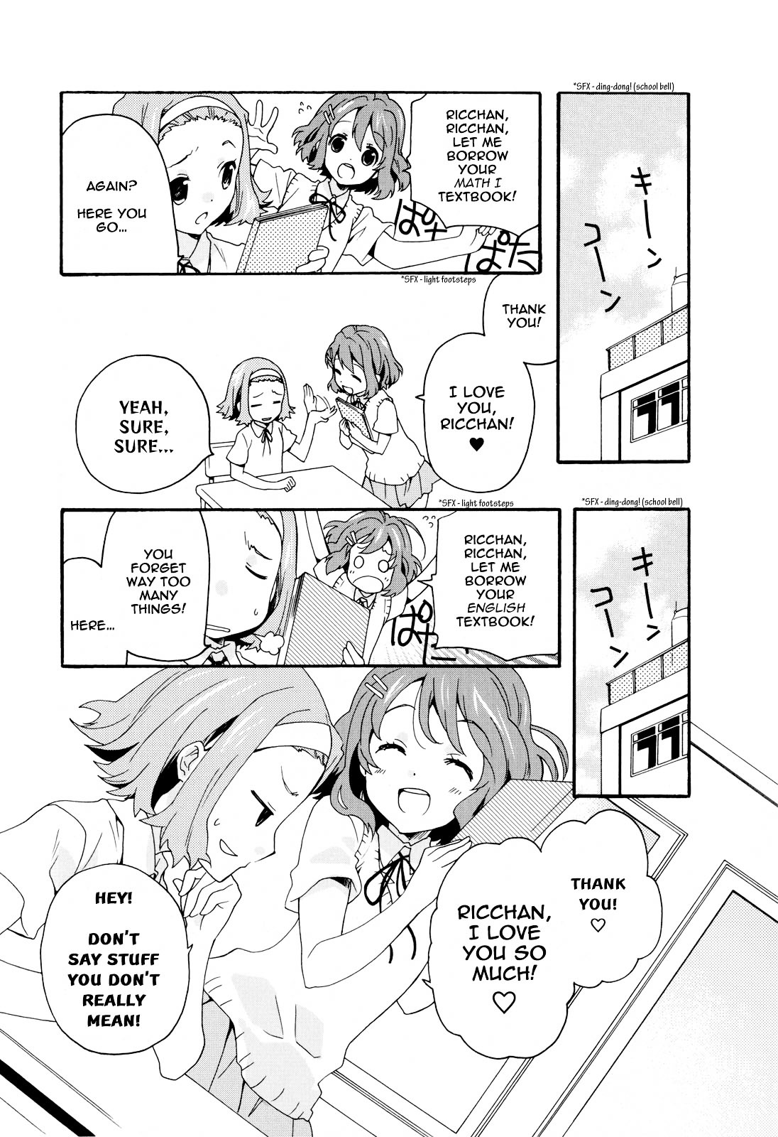 K-ON! Anthology Comic Chapter 3.1 page 12 - Vol.3 Chapter 1 : Wasurenbou Daiou (Great Queen of Forgetfulness) by Iwami Shouko