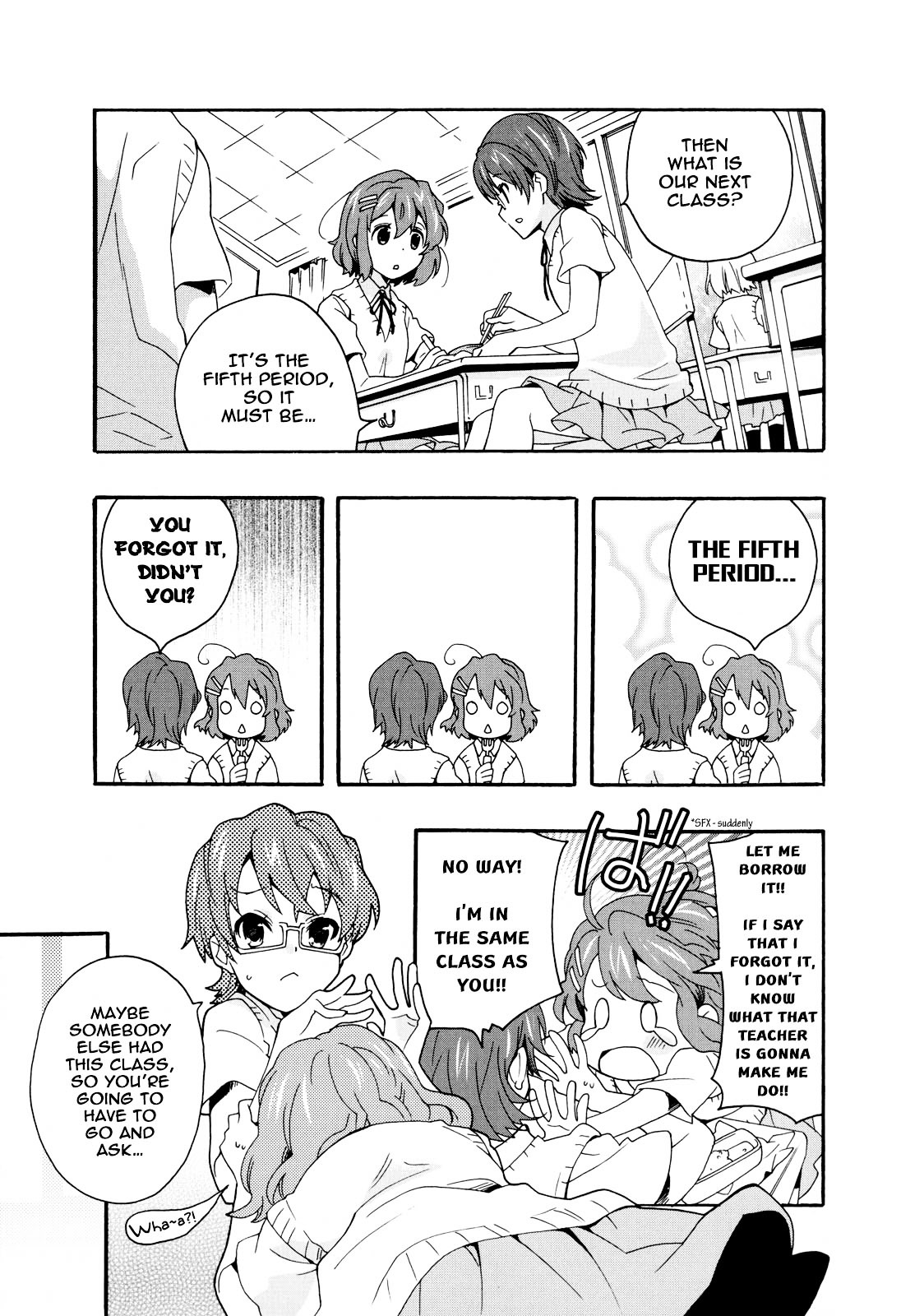 K-ON! Anthology Comic Chapter 3.1 page 15 - Vol.3 Chapter 1 : Wasurenbou Daiou (Great Queen of Forgetfulness) by Iwami Shouko