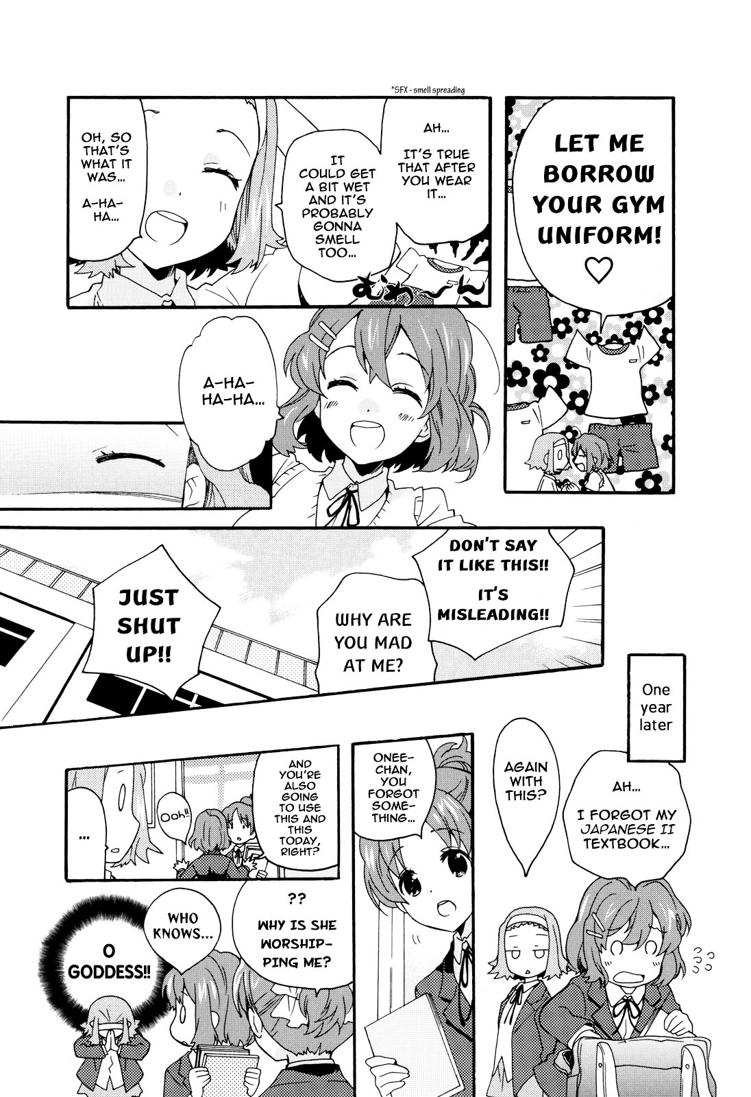 K-ON! Anthology Comic Chapter 3.1 page 18 - Vol.3 Chapter 1 : Wasurenbou Daiou (Great Queen of Forgetfulness) by Iwami Shouko