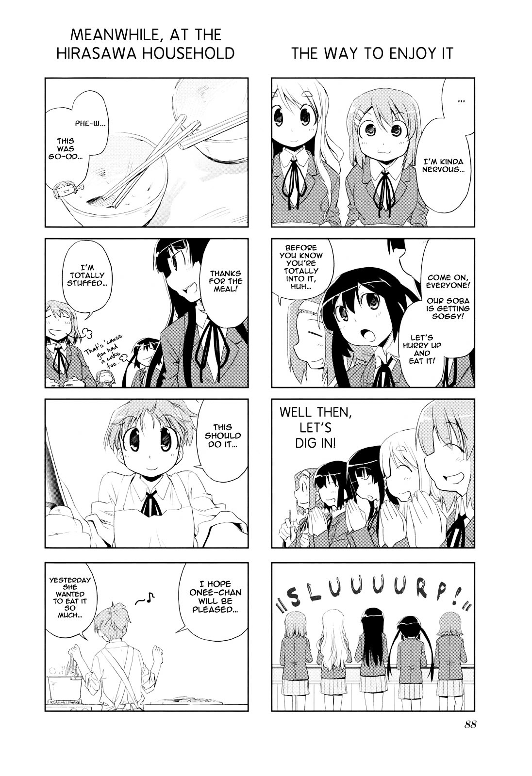 K-ON! Anthology Comic Chapter 3.11 page 6 - Vol.3 Chapter 11 : O-Soba Wo Tabe Ni Ikou (Let's Go For Some Soba) by Nagumo