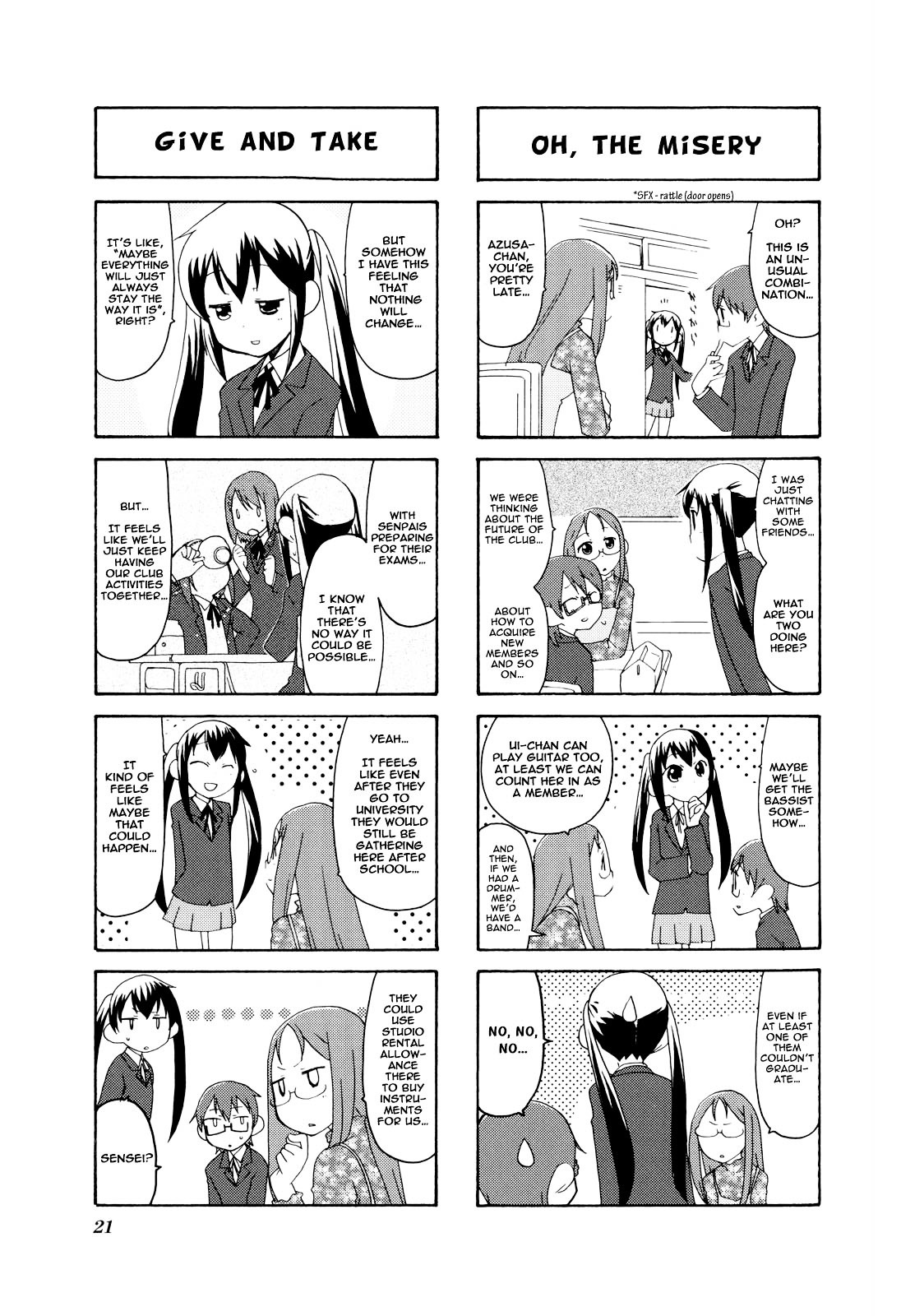 K-ON! Anthology Comic Chapter 3.2 page 5 - Vol.3 Chapter 2 : NodoSawa by Suzushiro Seri