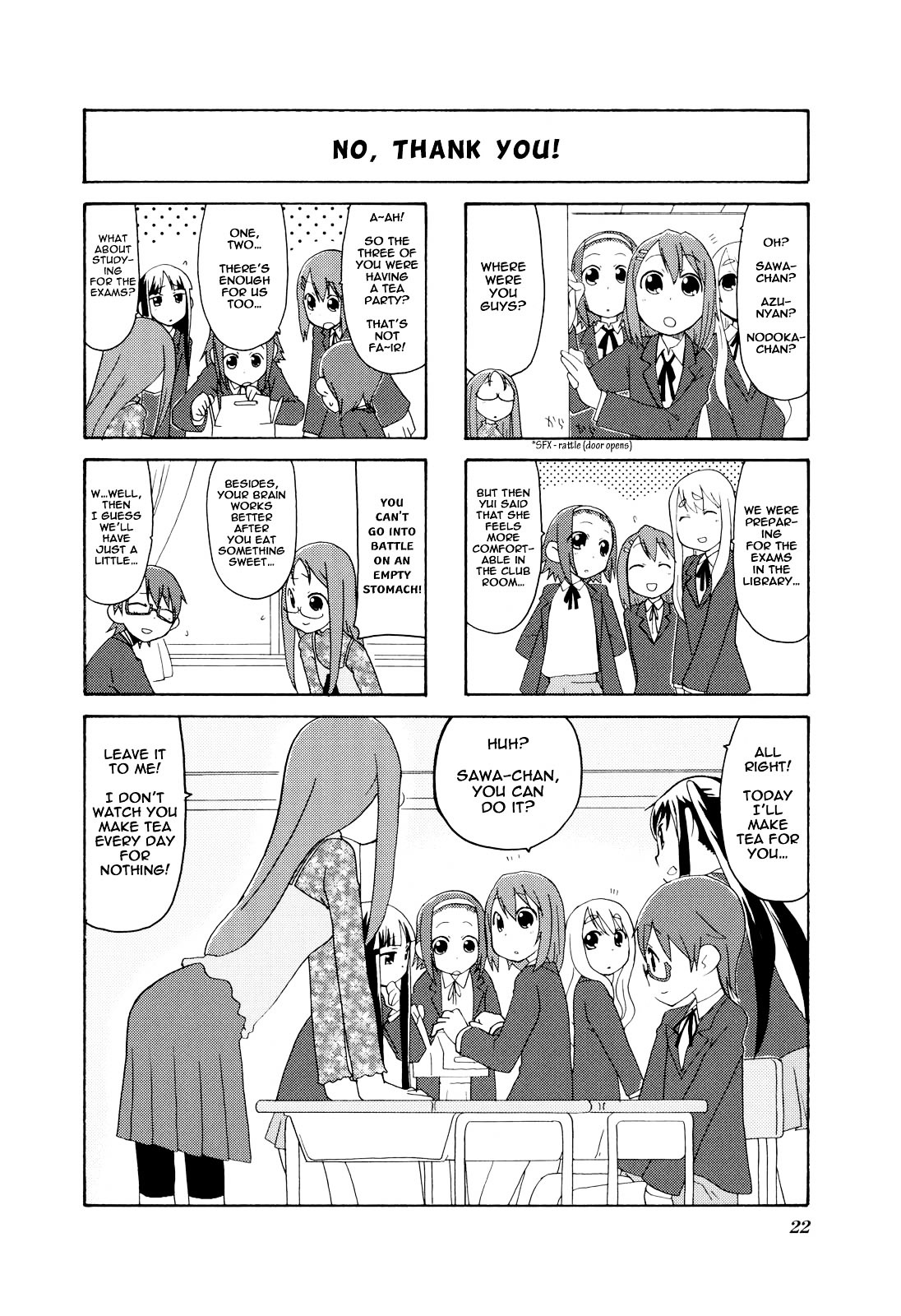 K-ON! Anthology Comic Chapter 3.2 page 6 - Vol.3 Chapter 2 : NodoSawa by Suzushiro Seri