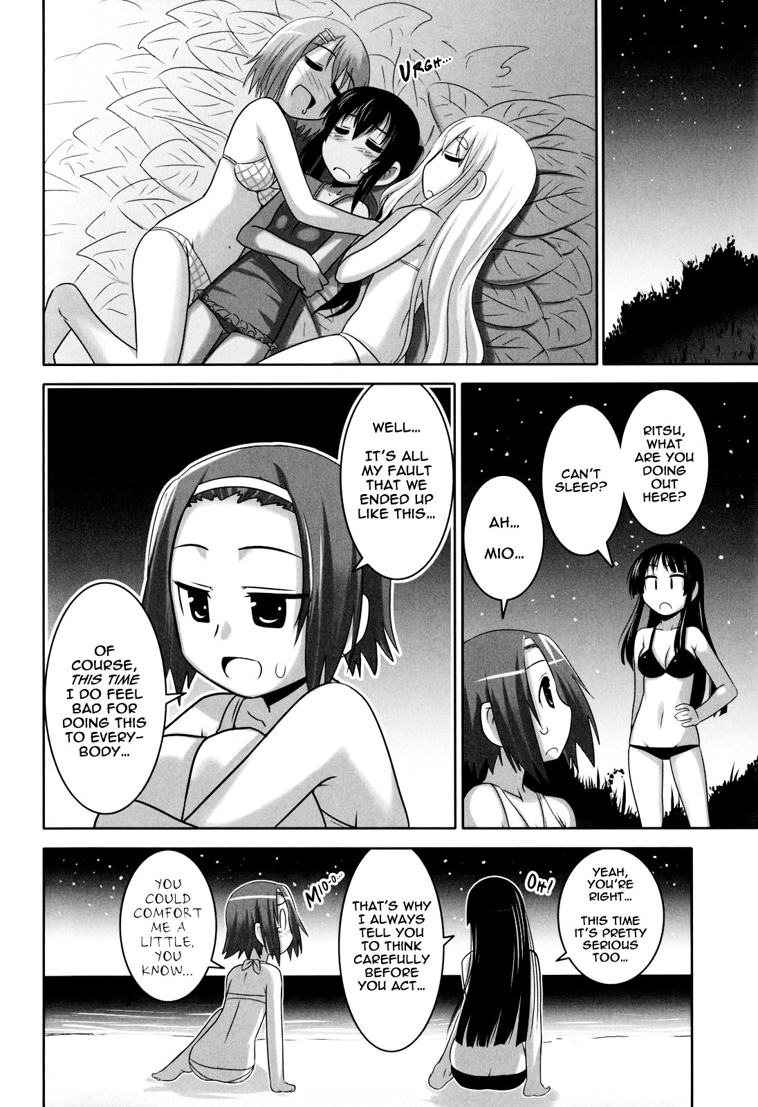 K-ON! Anthology Comic Chapter 3.3 page 6 - Vol.3 Chapter 3 : Sounan! (Stranded!) by Komusou