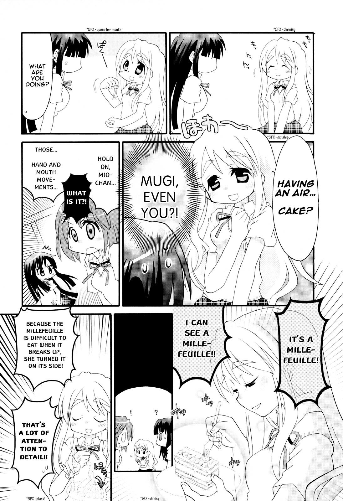 K-ON! Anthology Comic Chapter 3.4 page 3 - Vol.3 Chapter 4 : Air by Konishi Aki