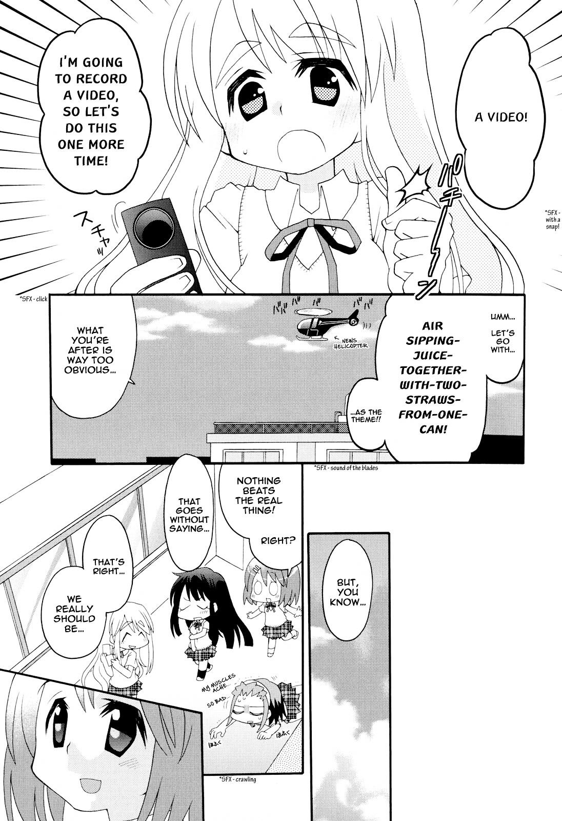 K-ON! Anthology Comic Chapter 3.4 page 5 - Vol.3 Chapter 4 : Air by Konishi Aki