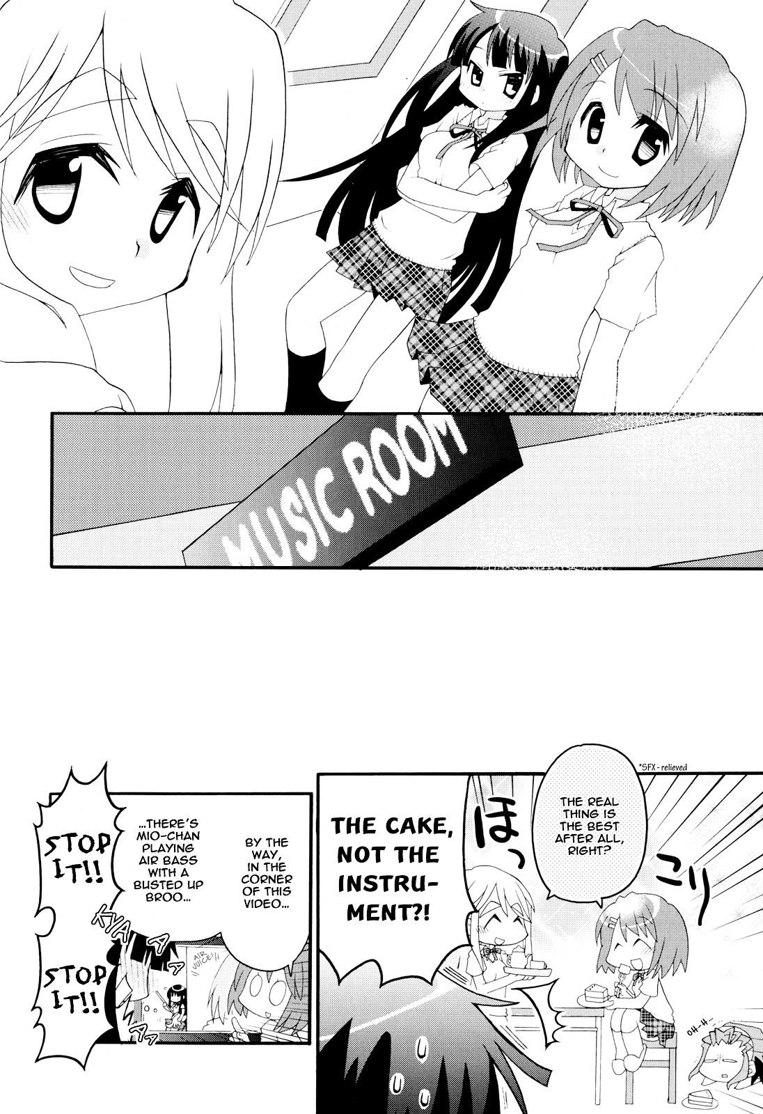 K-ON! Anthology Comic Chapter 3.4 page 6 - Vol.3 Chapter 4 : Air by Konishi Aki
