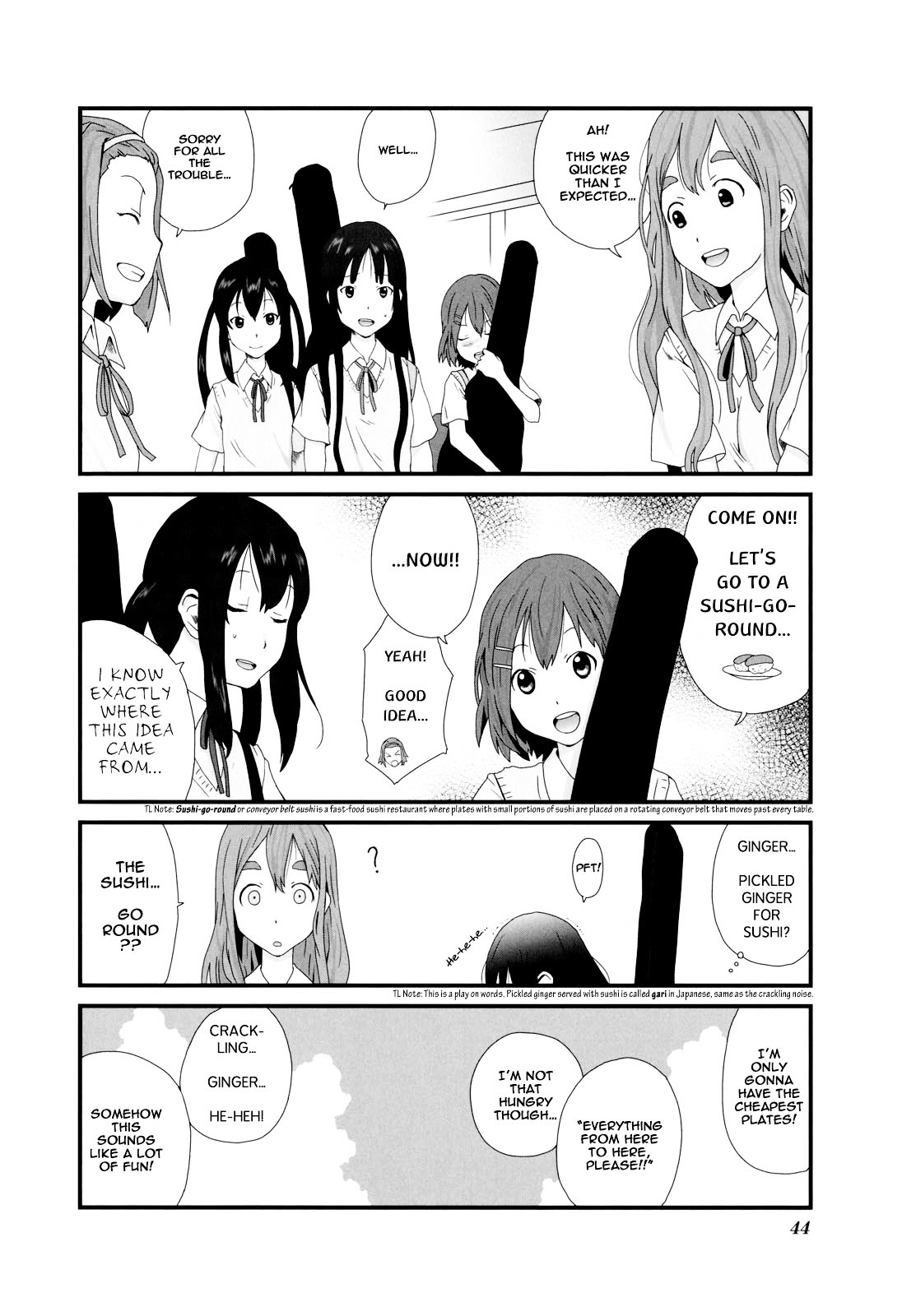 K-ON! Anthology Comic Chapter 3.5 page 8 - Vol.3 Chapter 5 : K-ON! by Tamaoki Benkyou