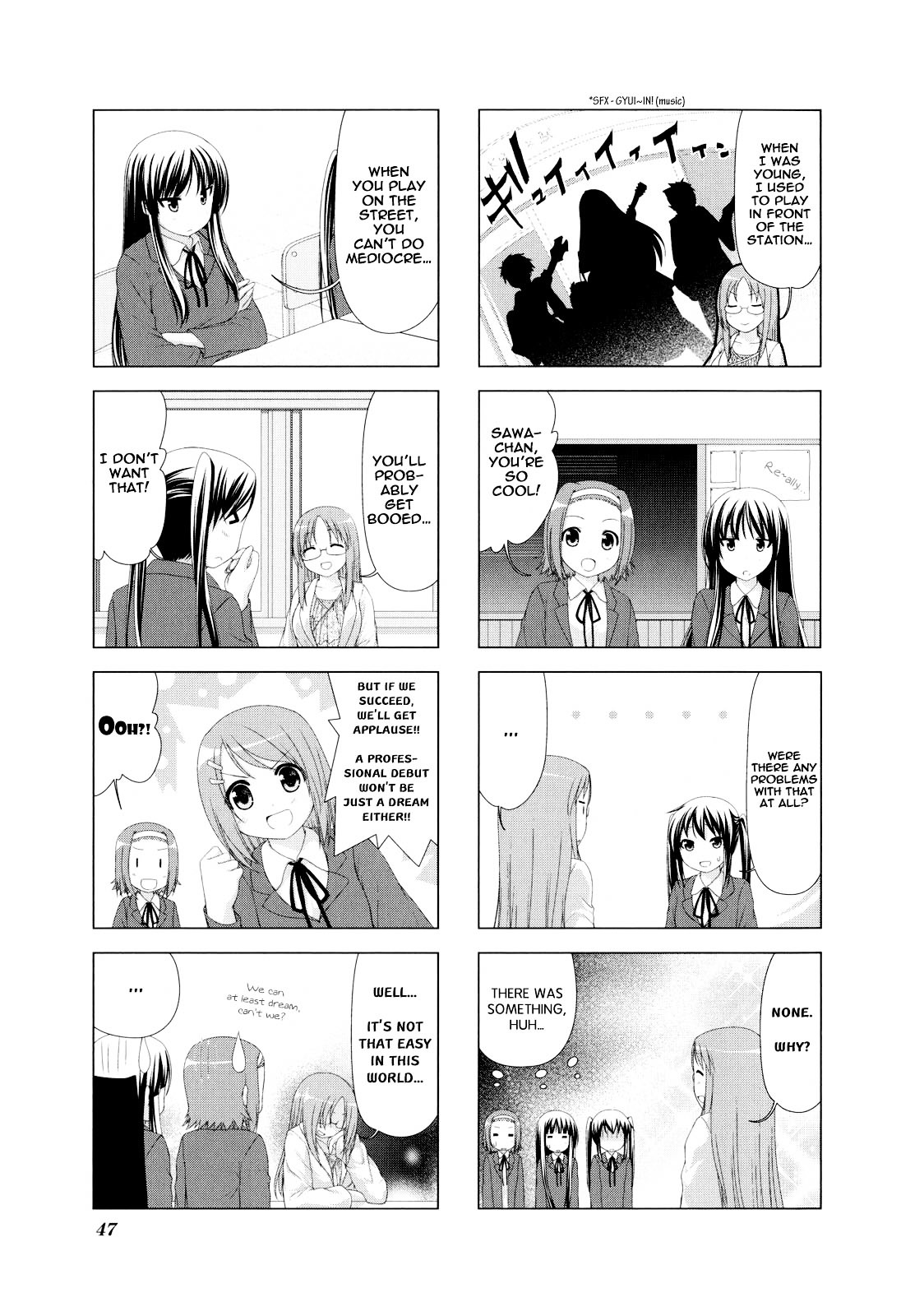 K-ON! Anthology Comic Chapter 3.6 page 3 - Vol.3 Chapter 6 : Bushitsu To-o-ku (Club Room T-a-lk) by Purapa