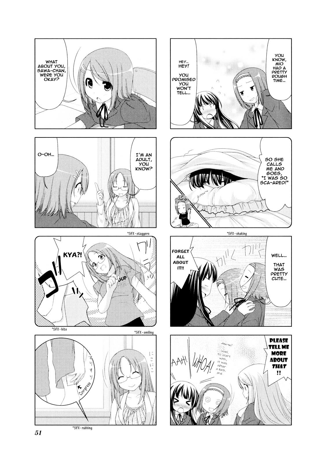 K-ON! Anthology Comic Chapter 3.6 page 7 - Vol.3 Chapter 6 : Bushitsu To-o-ku (Club Room T-a-lk) by Purapa
