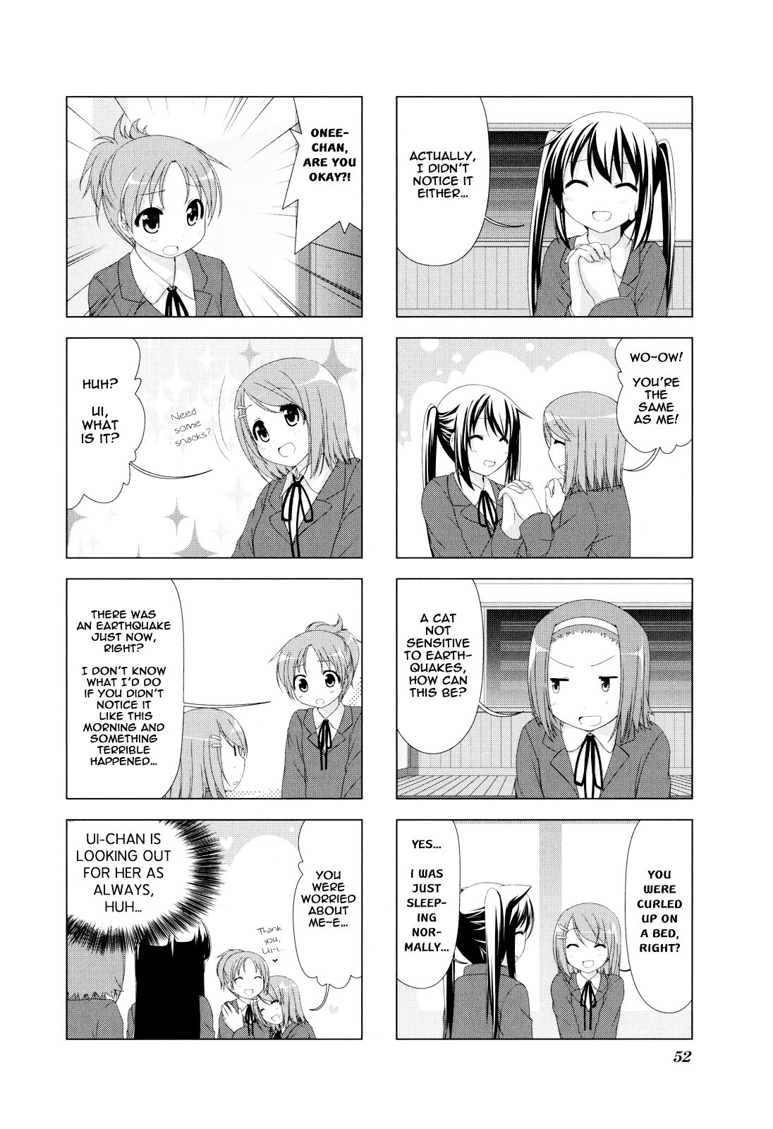 K-ON! Anthology Comic Chapter 3.6 page 8 - Vol.3 Chapter 6 : Bushitsu To-o-ku (Club Room T-a-lk) by Purapa