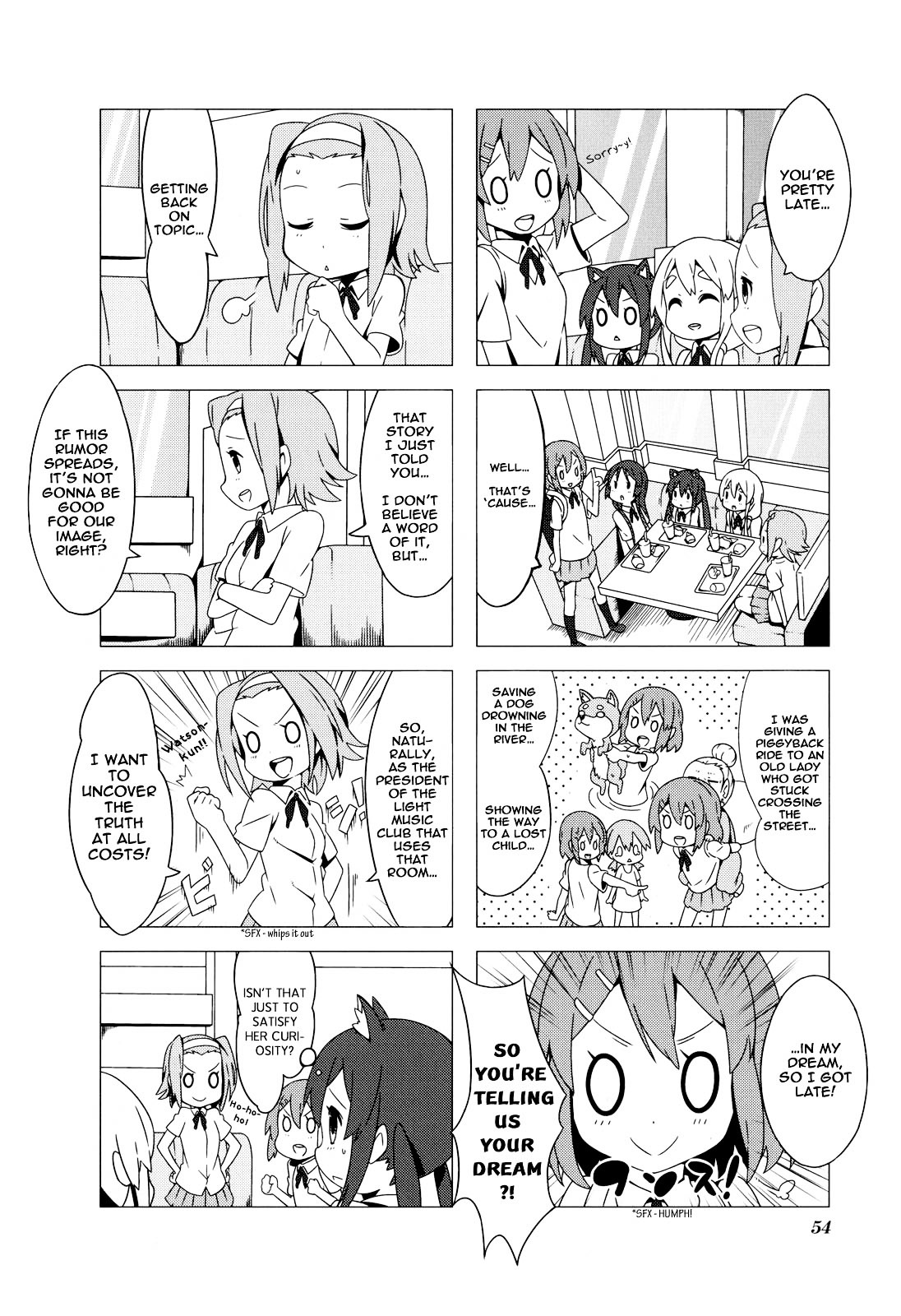 K-ON! Anthology Comic Chapter 3.7 page 2 - Vol.3 Chapter 7 : Kai-ON! (Ghost-ON!) by Hajime