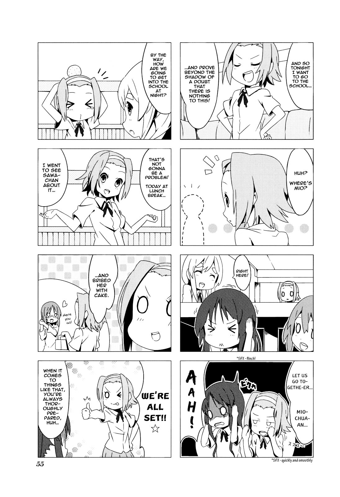 K-ON! Anthology Comic Chapter 3.7 page 3 - Vol.3 Chapter 7 : Kai-ON! (Ghost-ON!) by Hajime