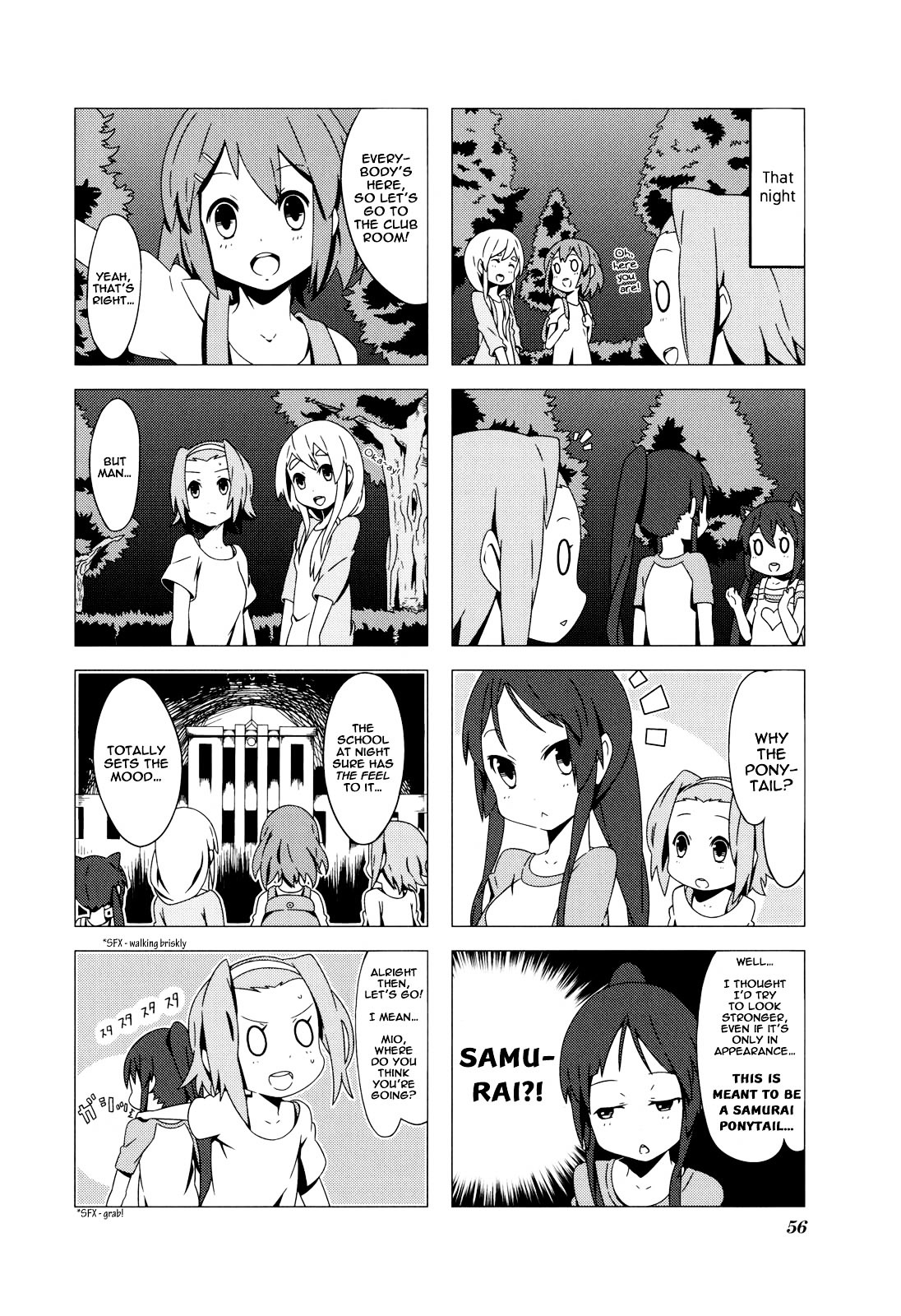 K-ON! Anthology Comic Chapter 3.7 page 4 - Vol.3 Chapter 7 : Kai-ON! (Ghost-ON!) by Hajime