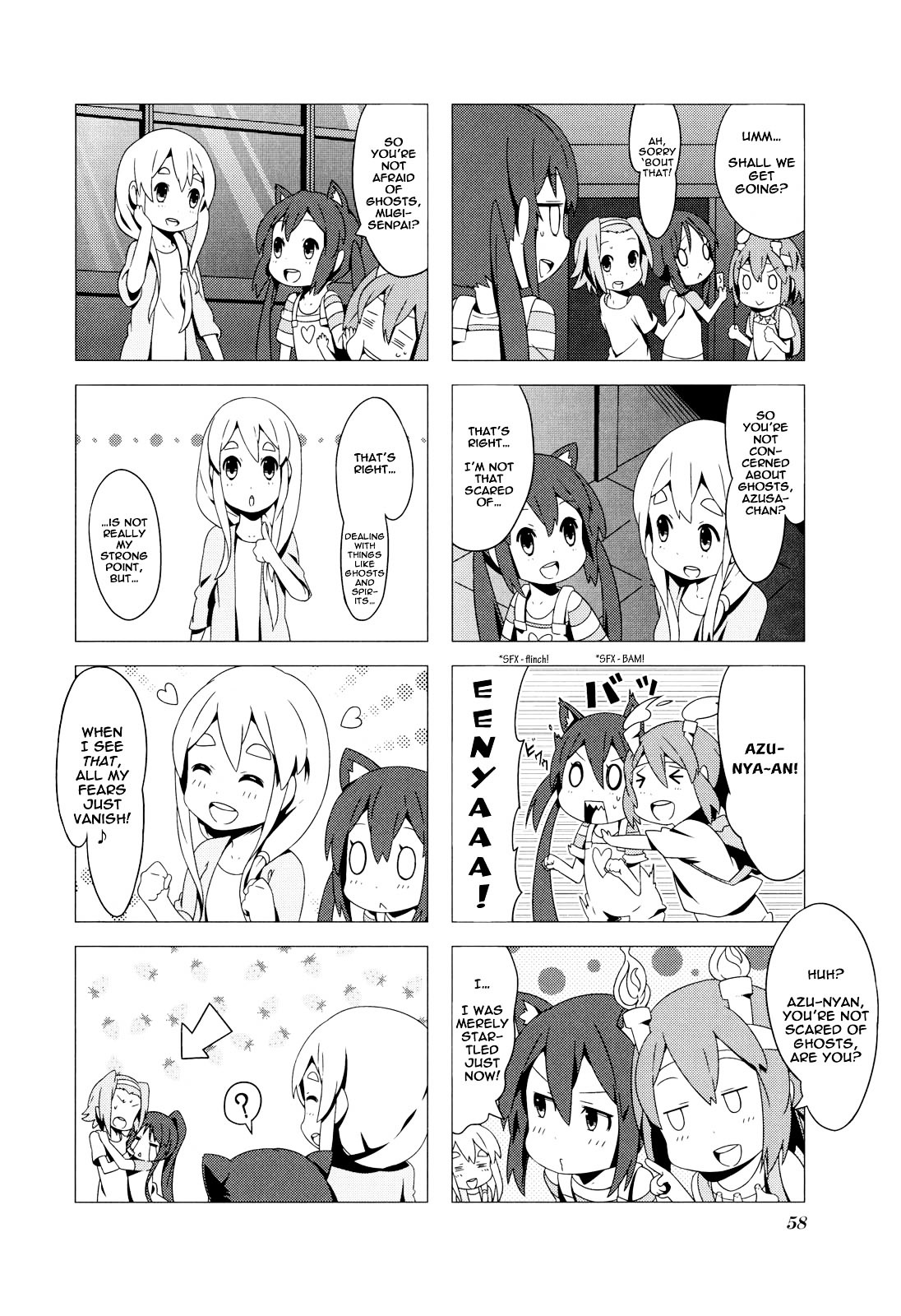 K-ON! Anthology Comic Chapter 3.7 page 6 - Vol.3 Chapter 7 : Kai-ON! (Ghost-ON!) by Hajime
