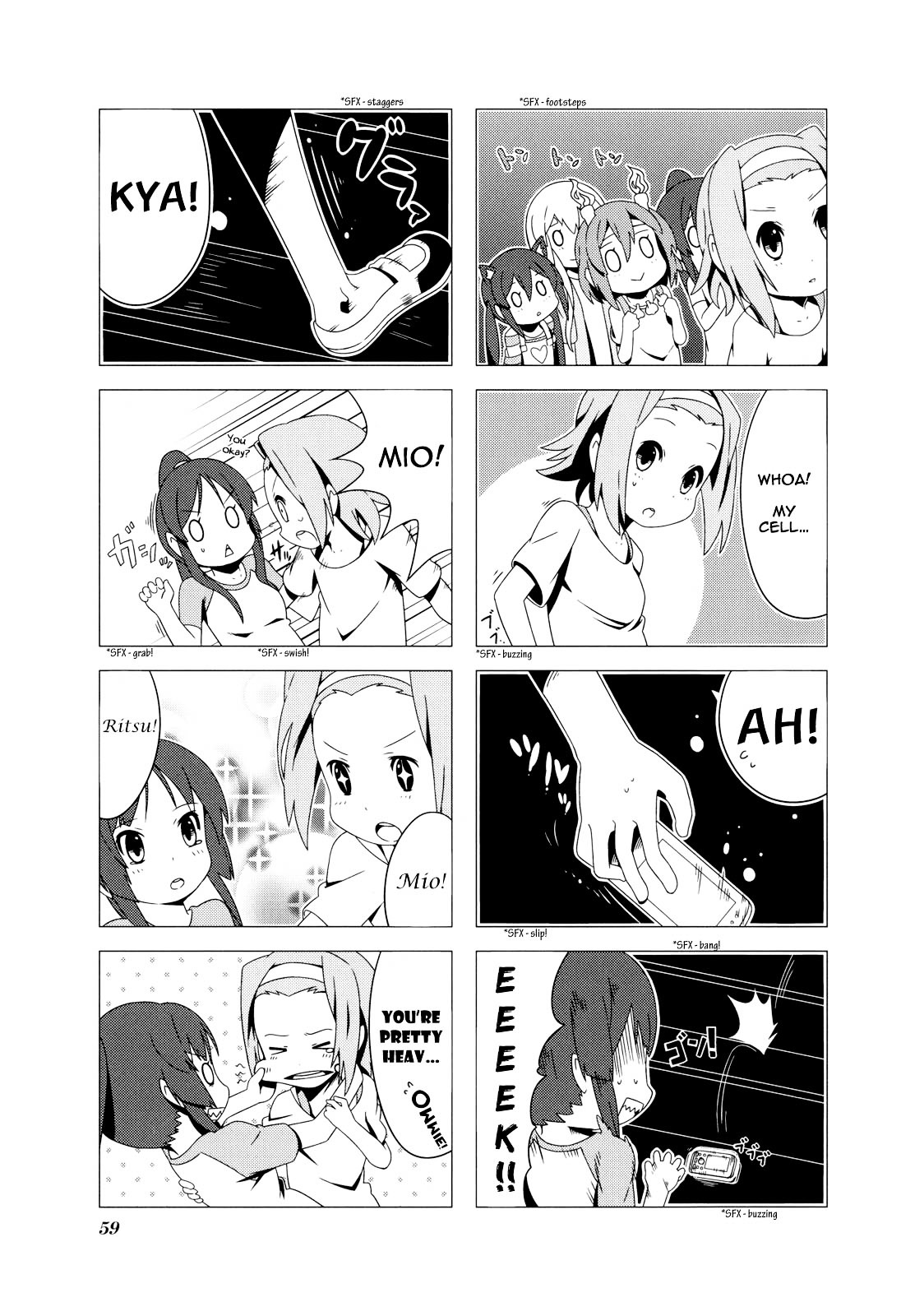 K-ON! Anthology Comic Chapter 3.7 page 7 - Vol.3 Chapter 7 : Kai-ON! (Ghost-ON!) by Hajime