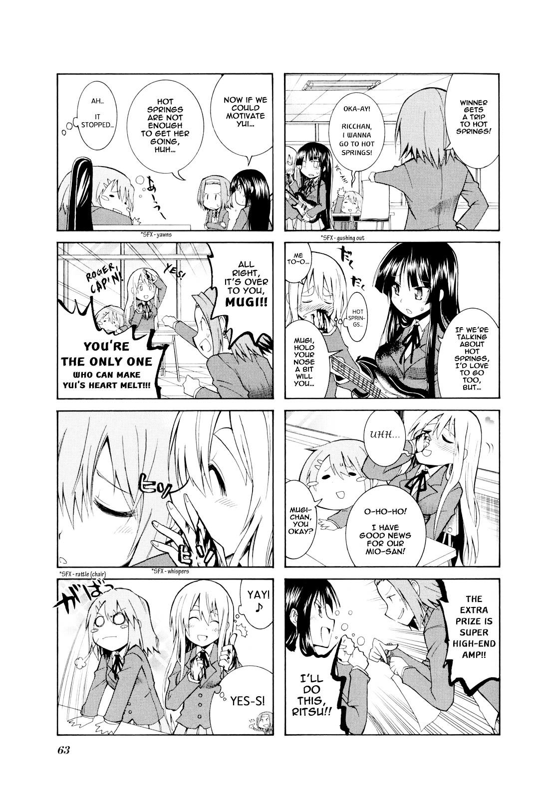 K-ON! Anthology Comic Chapter 3.8 page 3 - Vol.3 Chapter 8 : Gachi-ON! by Yoshimura Kana