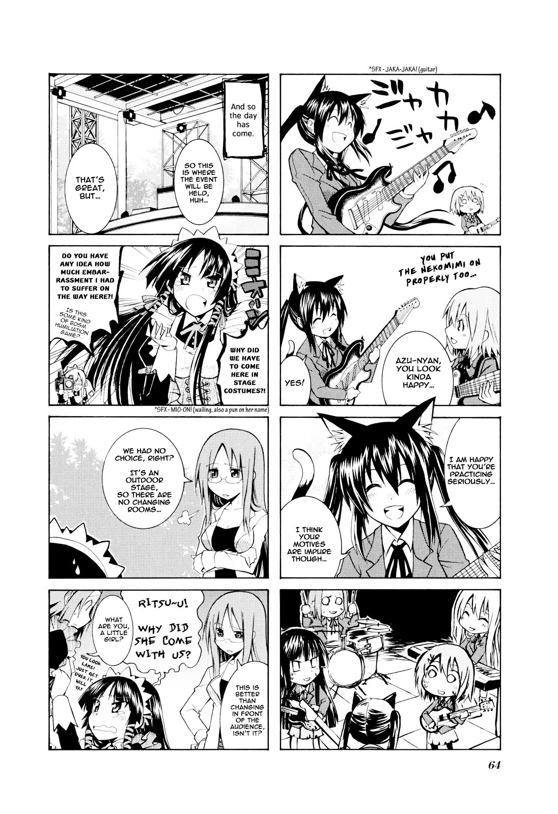 K-ON! Anthology Comic Chapter 3.8 page 4 - Vol.3 Chapter 8 : Gachi-ON! by Yoshimura Kana