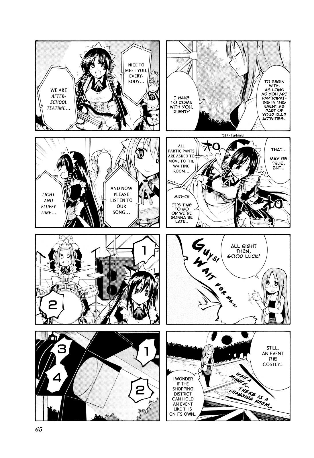 K-ON! Anthology Comic Chapter 3.8 page 5 - Vol.3 Chapter 8 : Gachi-ON! by Yoshimura Kana