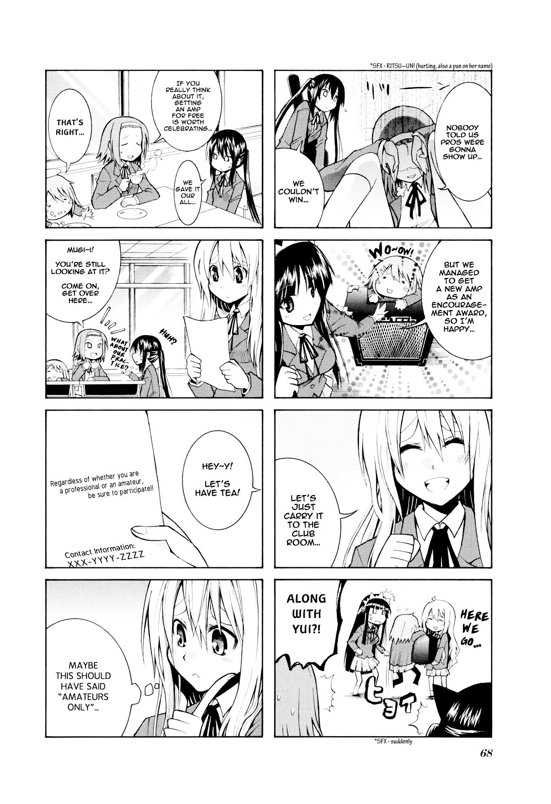 K-ON! Anthology Comic Chapter 3.8 page 7 - Vol.3 Chapter 8 : Gachi-ON! by Yoshimura Kana