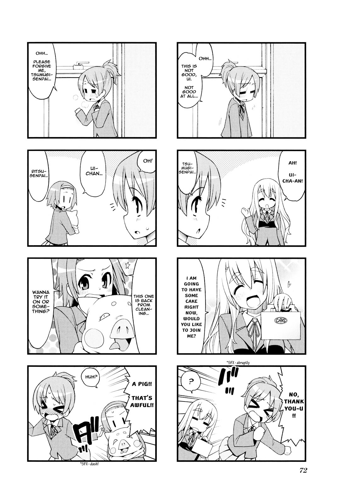 K-ON! Anthology Comic Chapter 3.9 page 4 - Vol.3 Chapter 9 : Ui-chan Ganbaru! (Ui-chan Does Her Best!) by Gengorou