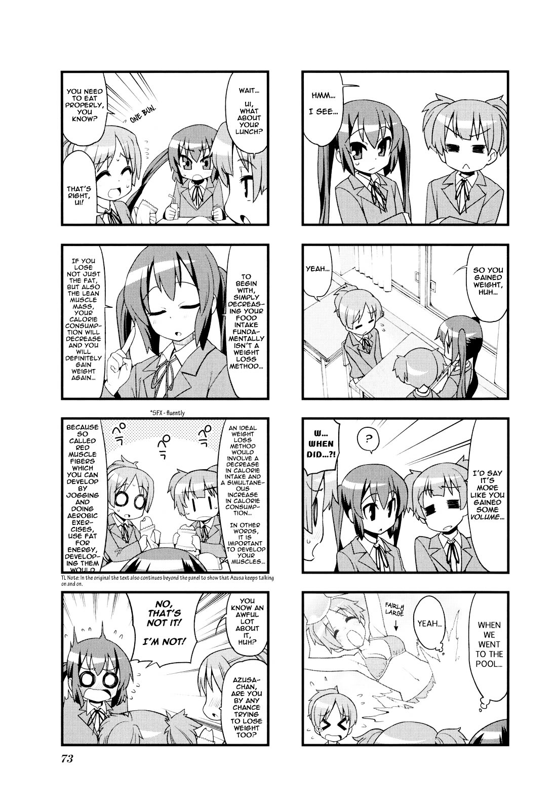 K-ON! Anthology Comic Chapter 3.9 page 5 - Vol.3 Chapter 9 : Ui-chan Ganbaru! (Ui-chan Does Her Best!) by Gengorou