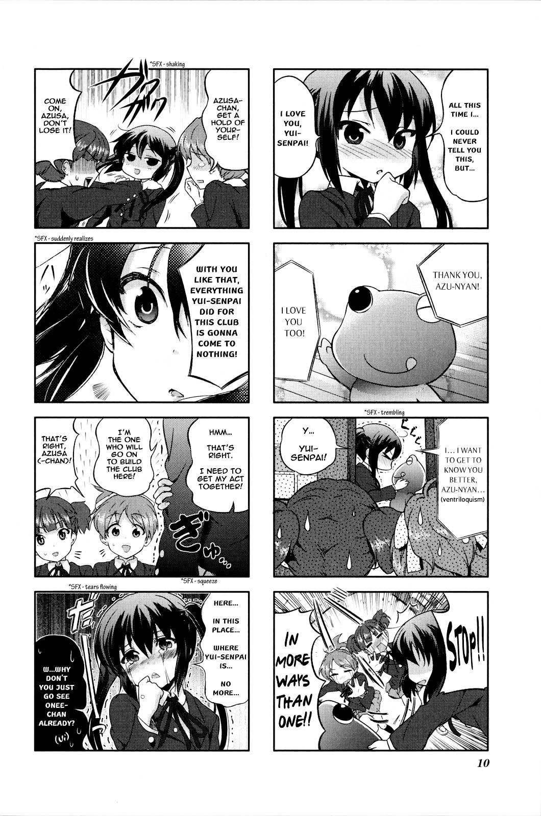 K-ON! Anthology Comic Chapter 4.1 page 2 - Vol.4 Chapter 1 : Kakyuusei (Underclassmen) by Sakayama Shinta