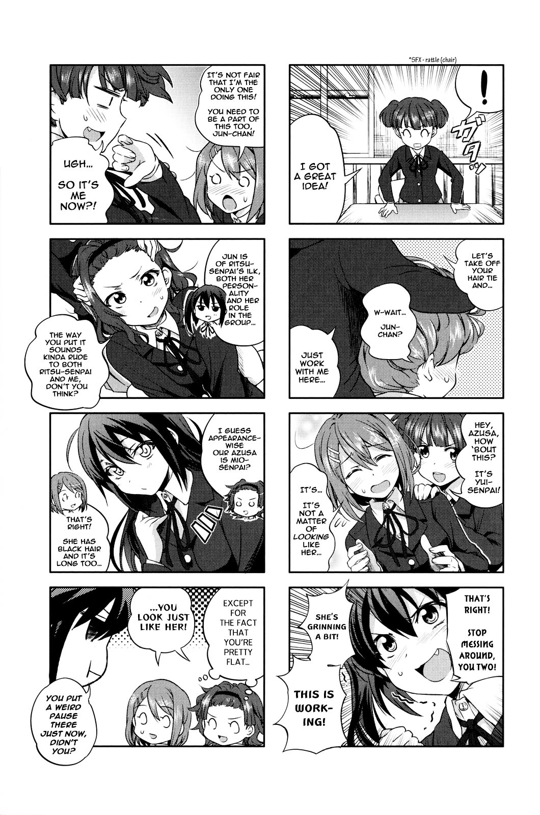 K-ON! Anthology Comic Chapter 4.1 page 5 - Vol.4 Chapter 1 : Kakyuusei (Underclassmen) by Sakayama Shinta